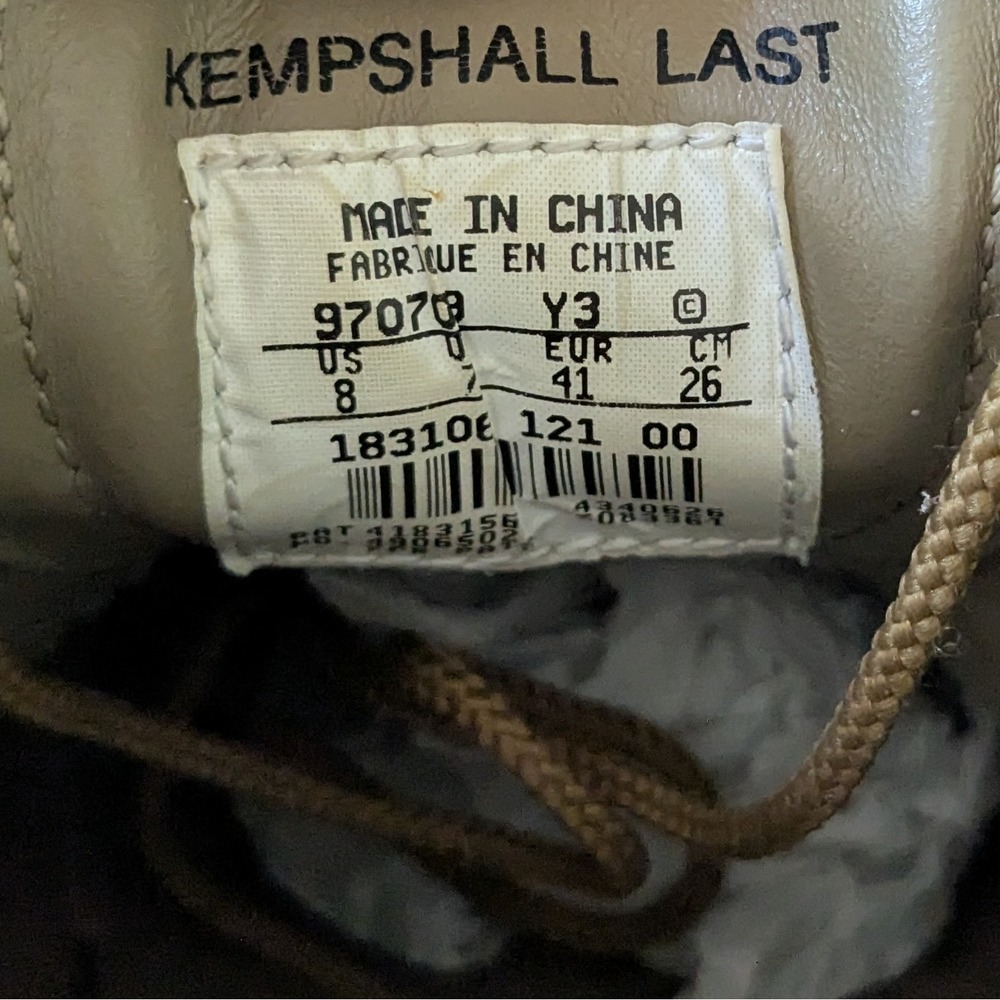 Nike Zoom Air Kempshall Golf Shoes White Tan Saddle Oxford Spikeless Vintage Sz8 - Picture 10 of 10